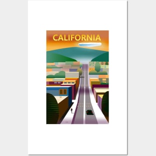 California Dusk Posters and Art